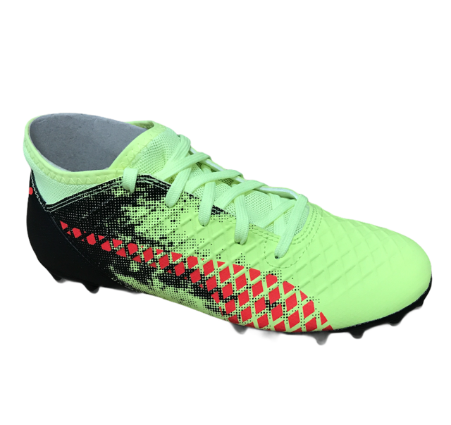 Puma Future 18.4 MG Scarpe Calcio Junior Giallo Rosso Nero laterale