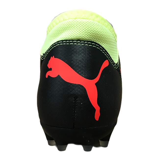 Puma Future 18.4 MG Scarpe Calcio Junior Giallo Rosso Nero retro