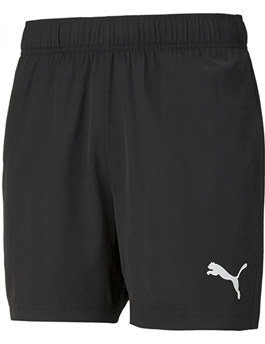 Puma  pantaloncino sportivo Boxer mare da uomo Active 586728 01 nero particolare avanti
