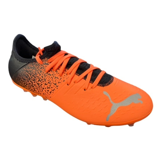 Puma scarpa da calcio Future Z 4.3 MG 106769 01 arancio-argento-nero laterale