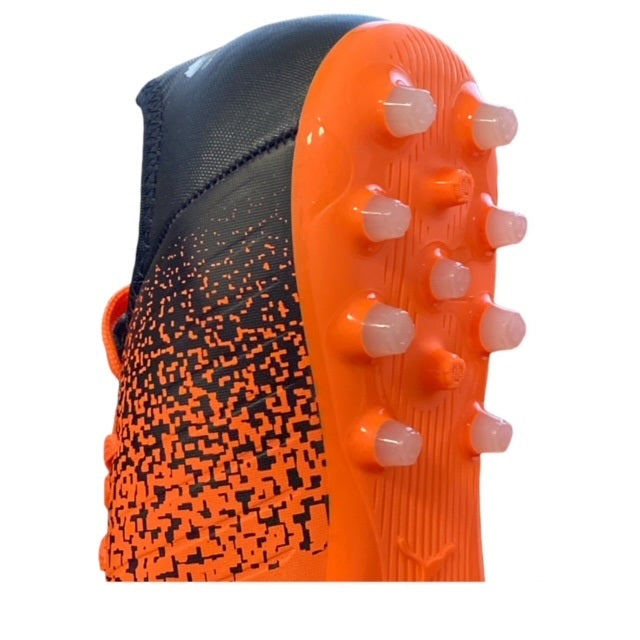 Puma scarpa da calcio Future Z 4.3 MG 106769 01 arancio-argento-nero tacco