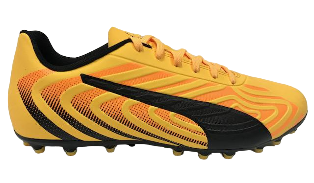 Puma scarpa da calcio ONE 20.4 MG ULTRA 105835-01 yellow-black frontale