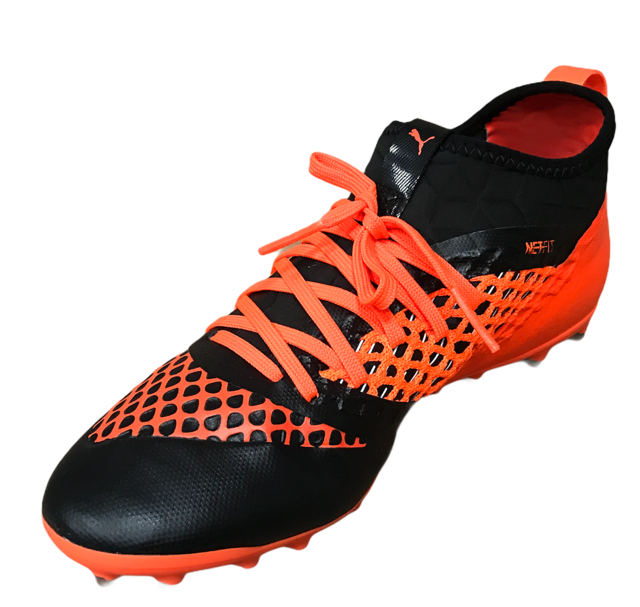 Puma scarpa da calcio da uomo Future 2.3 Netfit MG 104833 02 nero arancio lat