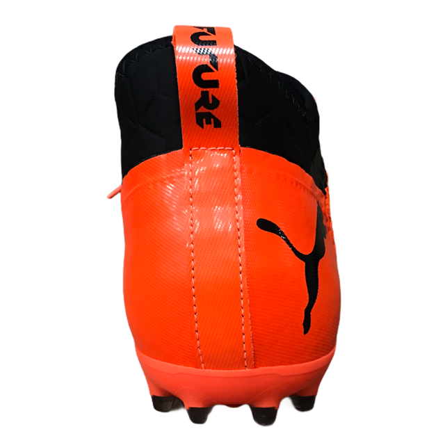 Puma scarpa da calcio da uomo Future 2.3 Netfit MG 104833 02 nero arancio retro