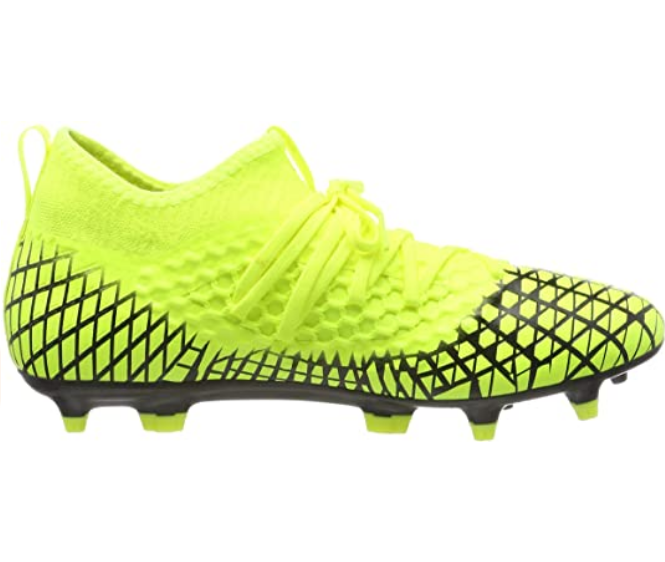 Puma scarpa da calcio da uomo Future 4.3 Netfit FG/AG 105612 03 giallo nero frontale