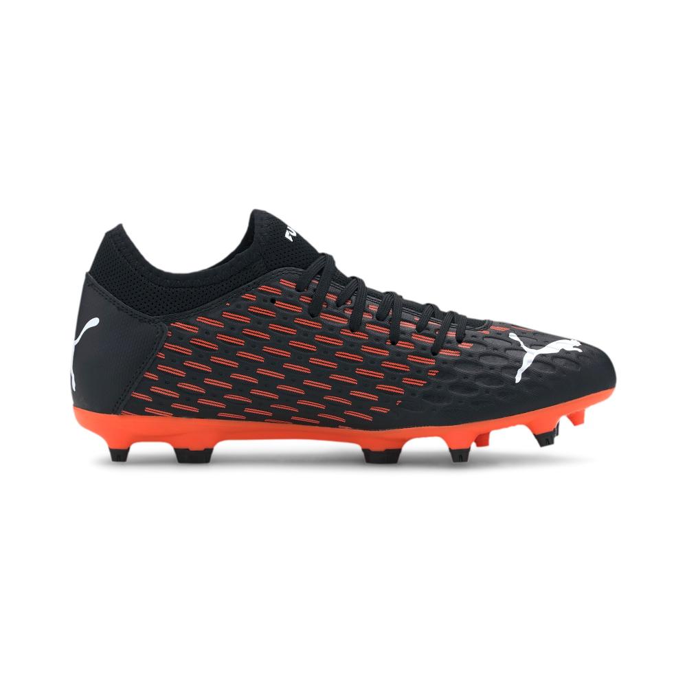 Puma scarpa da calcio da uomo Future 6.4 FG/AG 106195 01 nero arancio frontale