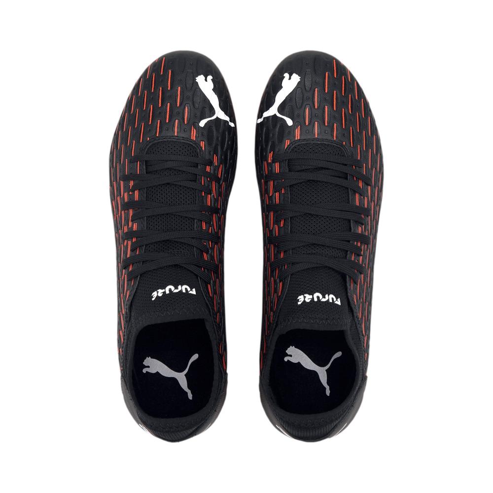 Puma scarpa da calcio da uomo Future 6.4 FG/AG 106195 01 nero arancio punta