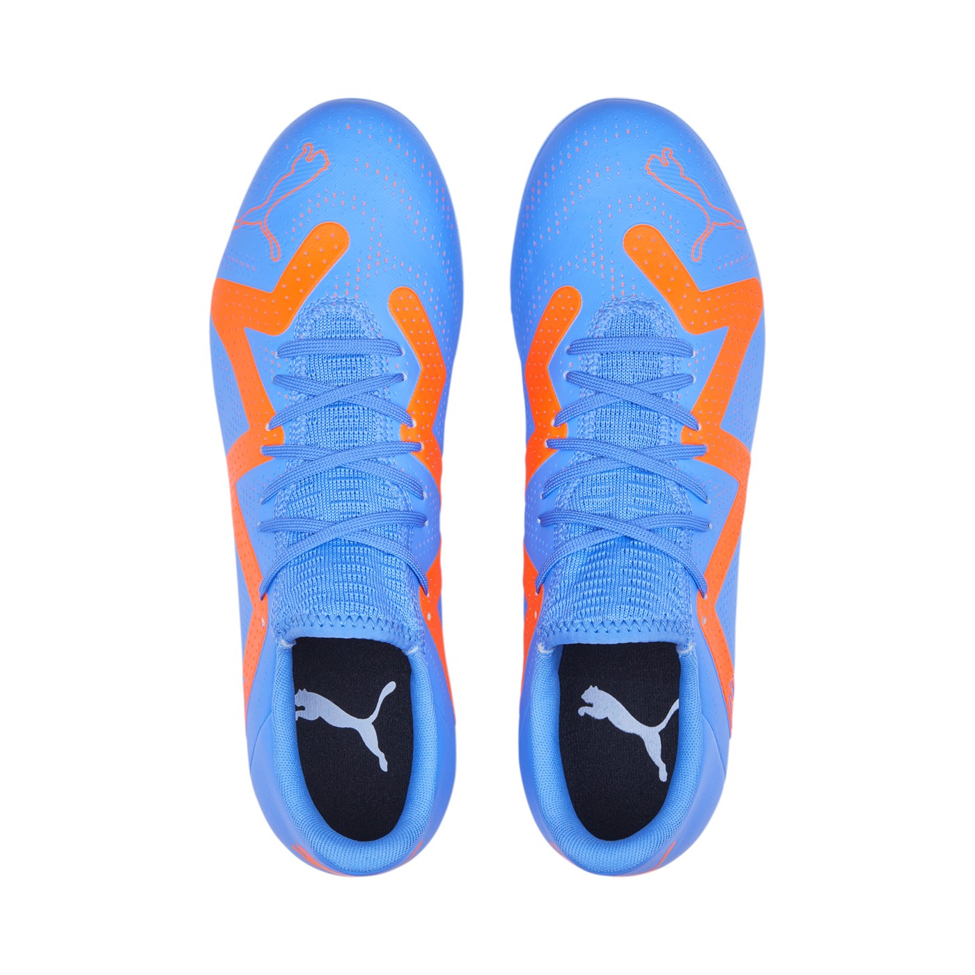 Puma scarpa da calcio da uomo Future Play MG 107190 01 blu bianco arancio