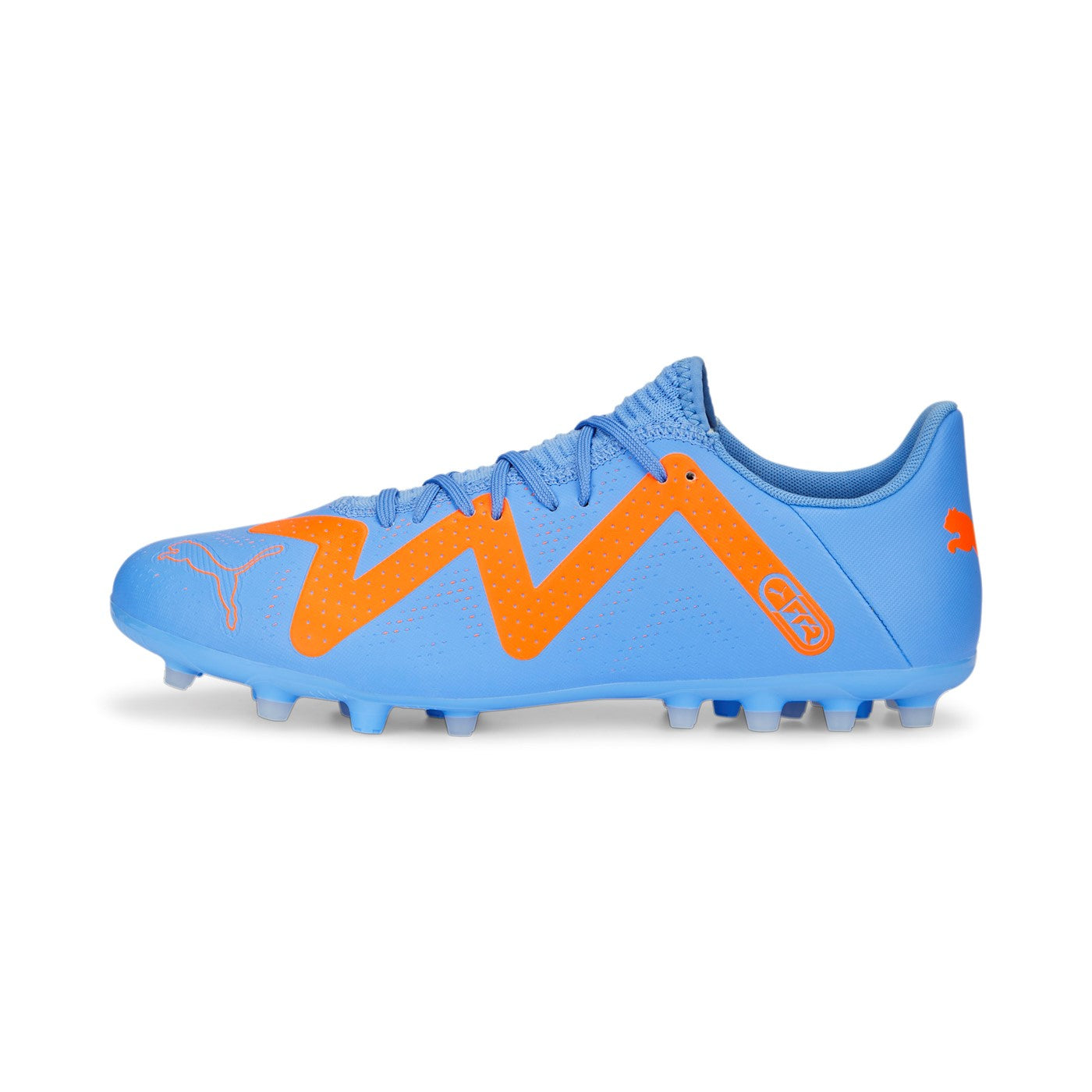 Puma scarpa da calcio da uomo Future Play MG 107190 01 blu bianco arancio fro