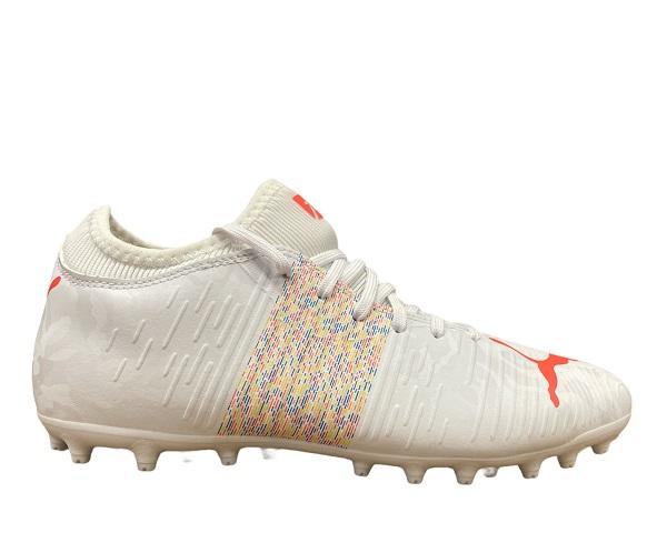 Puma scarpa da calcio da uomo Future Z4.1 MG 106391 03 white red blast frontale