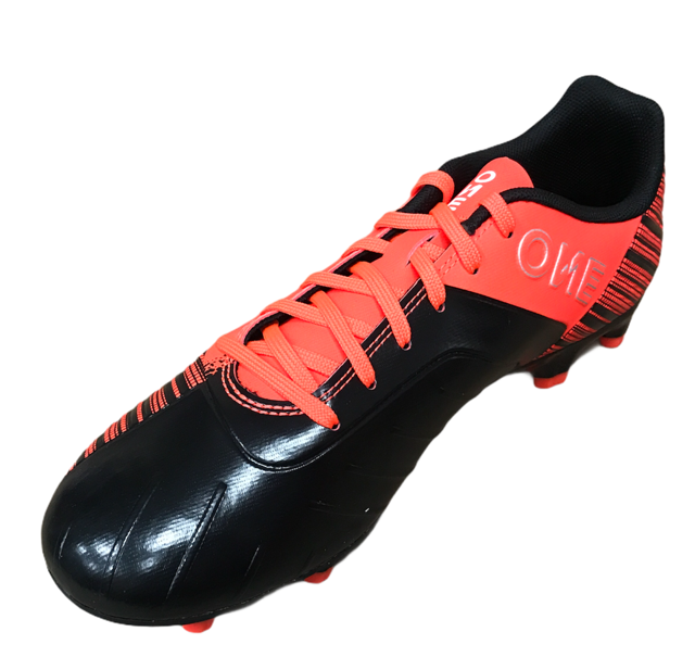 Puma scarpa da calcio da uomo One 5.4 FG/AG 105605 01 nero-rosso-argento lat