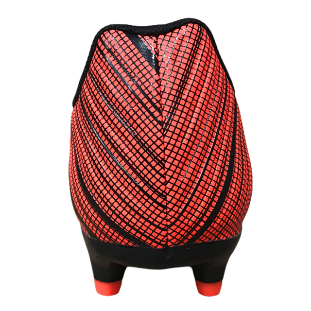 Puma scarpa da calcio da uomo One 5.4 FG/AG 105605 01 nero-rosso-argento retro