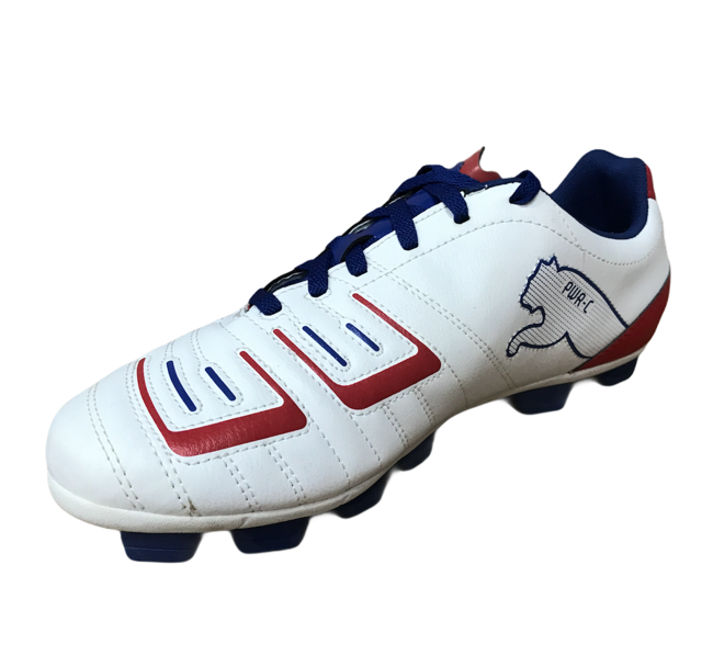 Puma scarpa da calcio da uomo PowerCat 4.12 r HG 102483 04 bianco rosso blu lat
