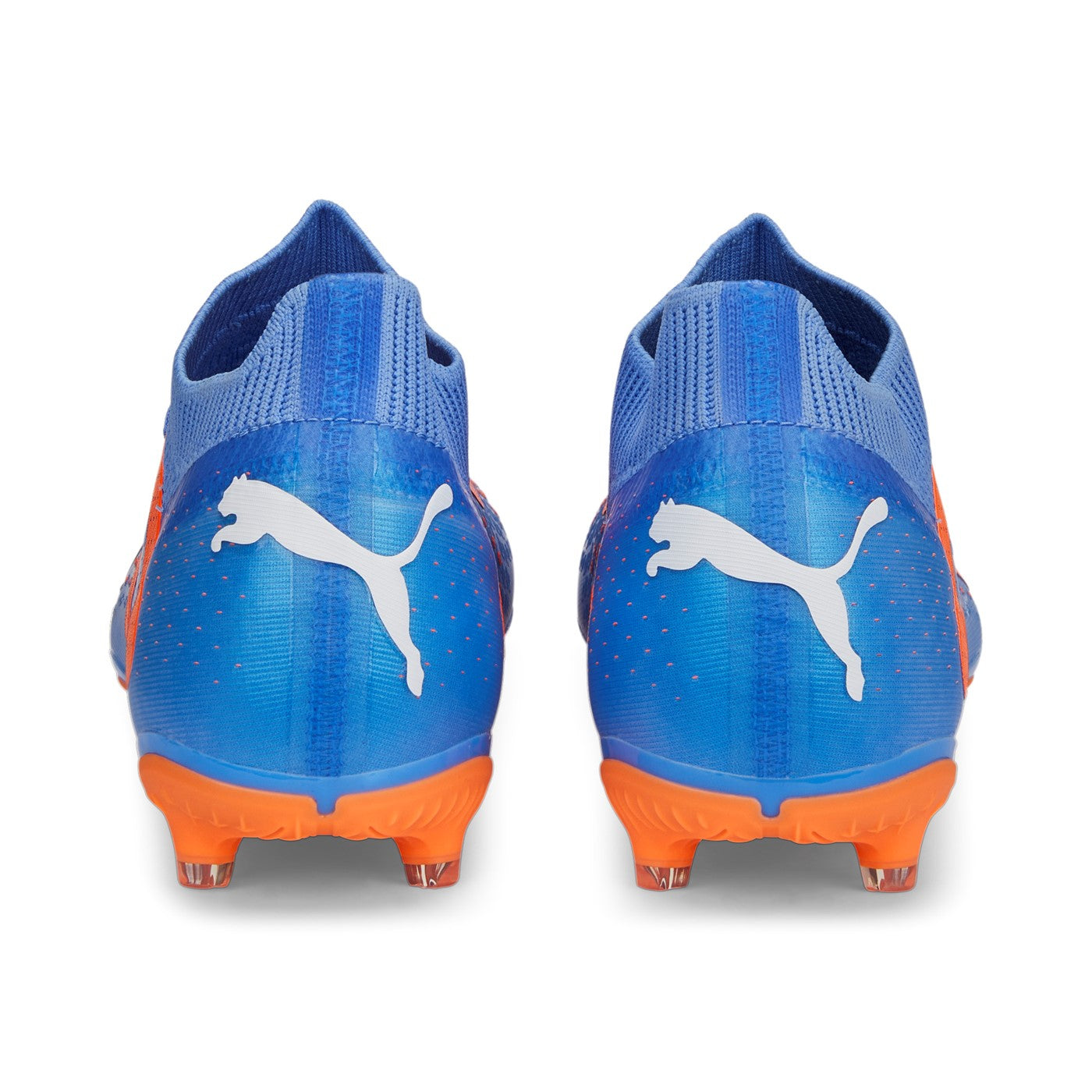 Puma scarpa da calcio da uomo con tacchetti a forma mista Future Match FG/AG 107180 01 blu-arancio