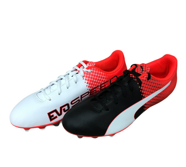Puma scarpa da calcio da uomo evoSpeed 5.5 AG 103598 nero-bianco-rosso 1