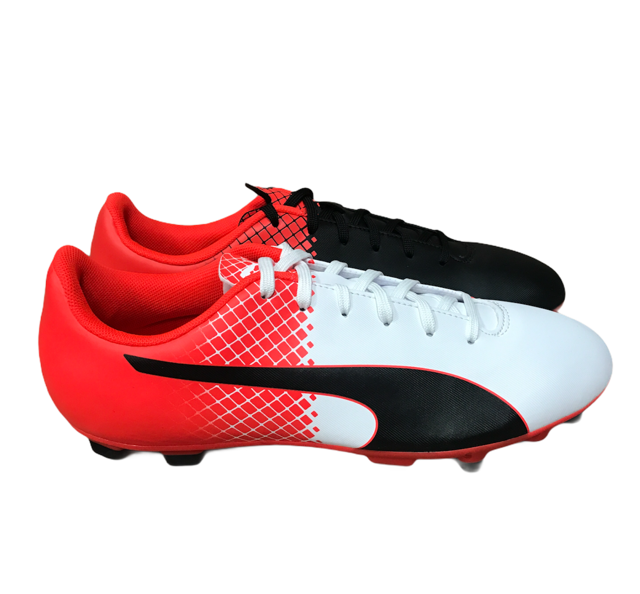 Puma scarpa da calcio da uomo evoSpeed 5.5 AG 103598 nero-bianco-rosso2 