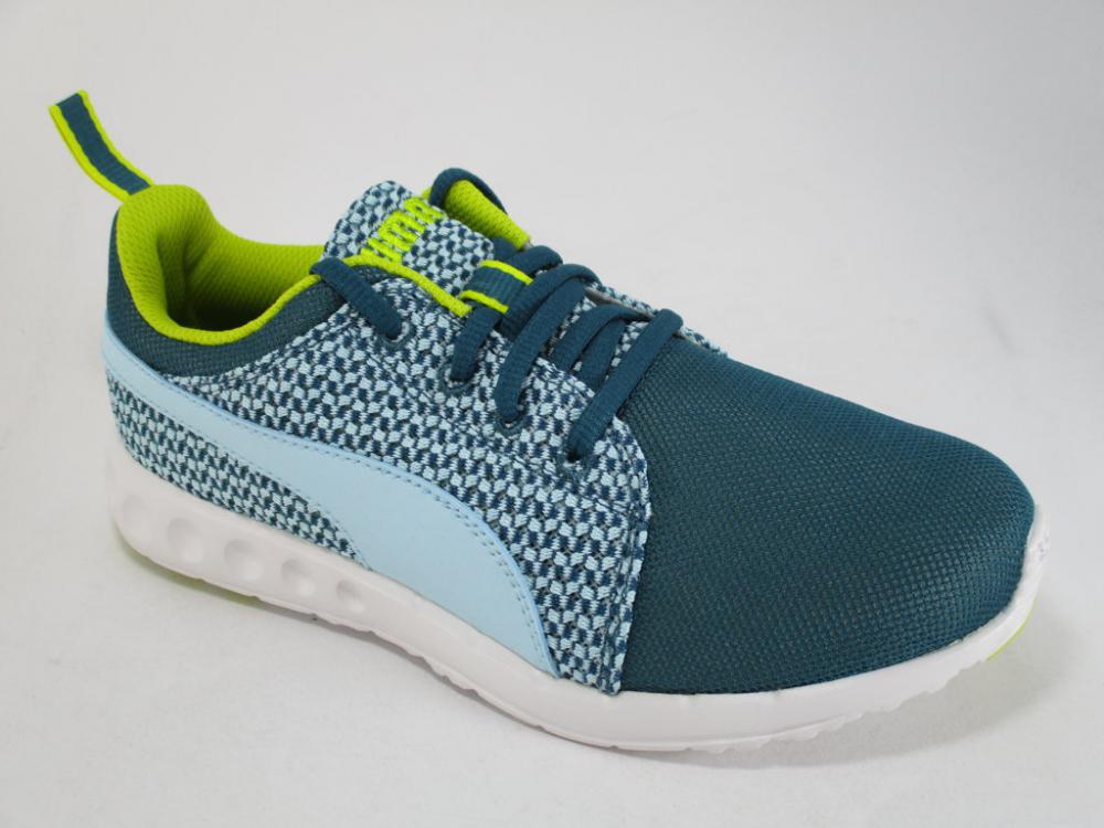 Puma scarpa da corsa da donna Carson Runner Knit 188151 01 verde
