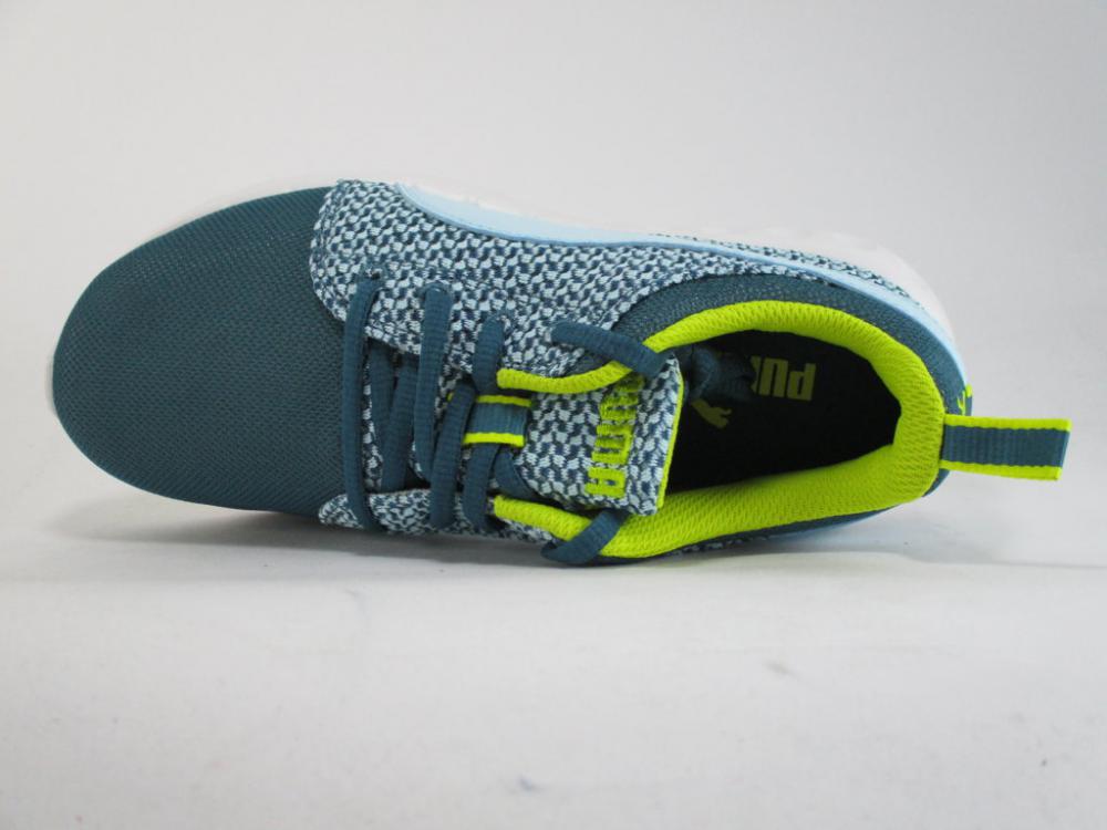 Puma scarpa da corsa da donna Carson Runner Knit 188151 01 verde 3