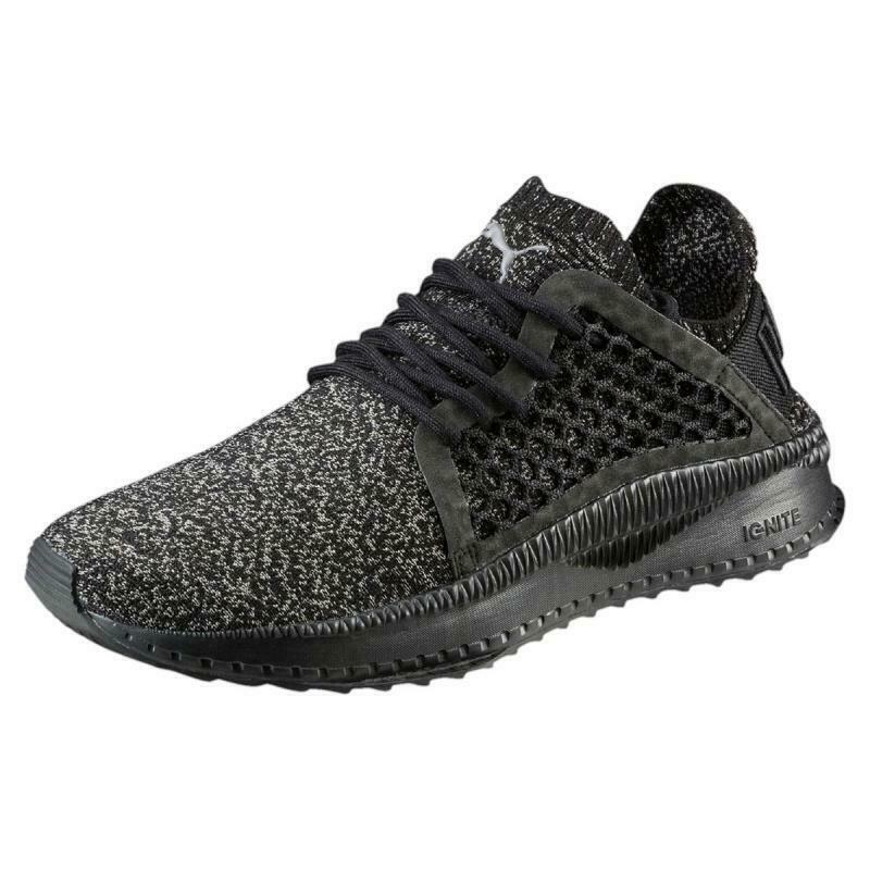 Puma scarpa da sneakers da uomo  Tsugi Netfit evoknit 365108 01 nero tomaia traspirante