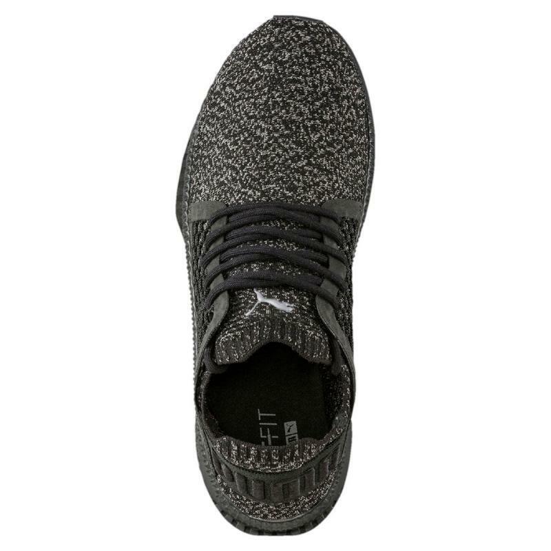 Puma scarpa da sneakers da uomo  Tsugi Netfit evoknit 365108 01 nero tomaia traspirante vista dall'alto