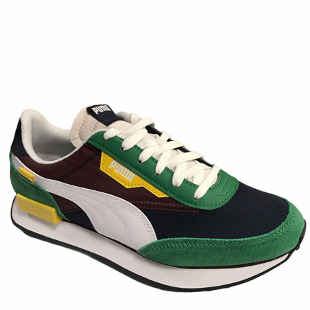 Puma scarpa sneakers da uomo Future Rider Play On 371149 34 verde-bianco 1