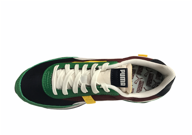 Puma scarpa sneakers da uomo Future Rider Play On 371149 34 verde-bianco 4