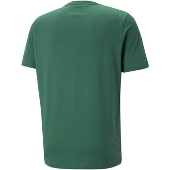 Puma maglietta manica corta da uomo con stampa logo piccolo ESS 586669-46 verde