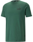 Puma maglietta manica corta da uomo con stampa logo piccolo ESS 586669-46 verde