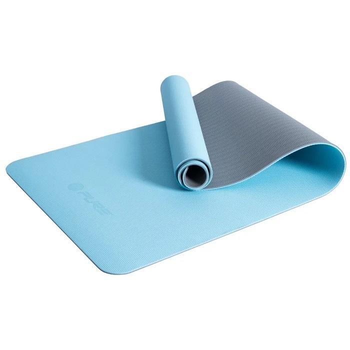 Pure 2Improve Yogamat 173x58x0,6 cm P2I201490 blue grigio