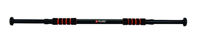Sbarra trazioni Pure 2Improve P2I202120 montata su porta per allenamento fitness casa