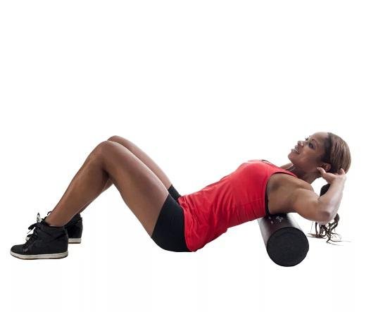 Pure 2Improve Foam Roller P2I201370 45x15cm Nero EPE esercizio spalle lei