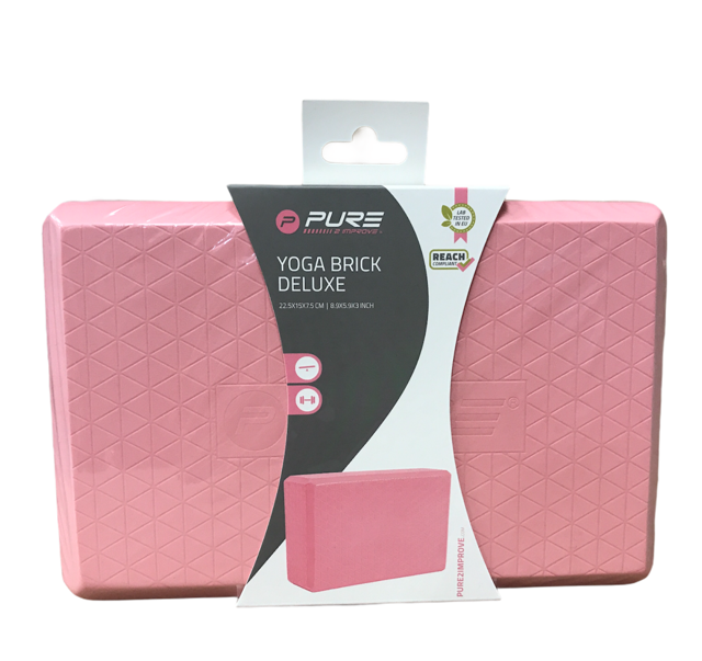 Pure 2Improve Yoga Brick Deluxe P2I201560 Rosa confezione
