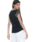 Relish T-shirt manica corta i maglia metallica Kisma RDP2301033016 black