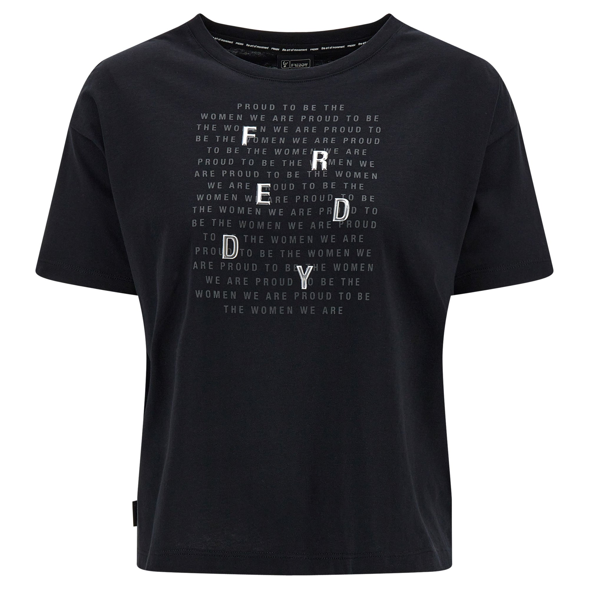 Freddy T-shirt con stampa S2WBCCT7 N black