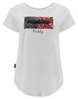 Freddy T-shirt manica corta da donna  S3WBFT4 W white