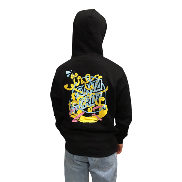 Santa Cruz felpa con cappuccio da uomo Ermsy Twisted Hand nero