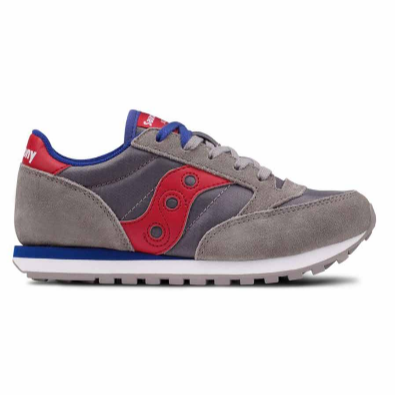 Saucony Original scarpa sneakers da ragazzo Jazz SK259608Y grigio rosso