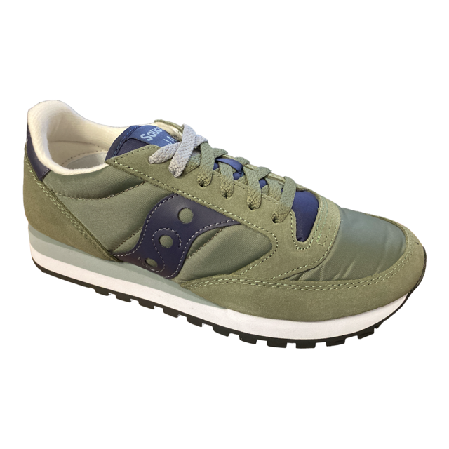 Saucony Originals scarpa sneakers da uomo Jazz Original S2044 653 verde-blu 2