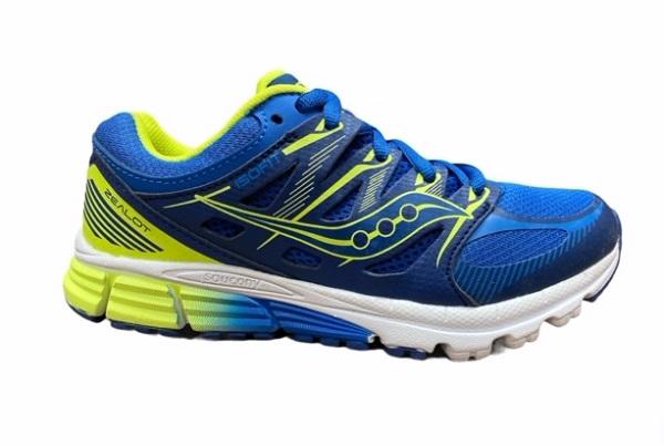  Saucony scarpa da corsa da ragazzo Zealot Blue/Citron SY54395