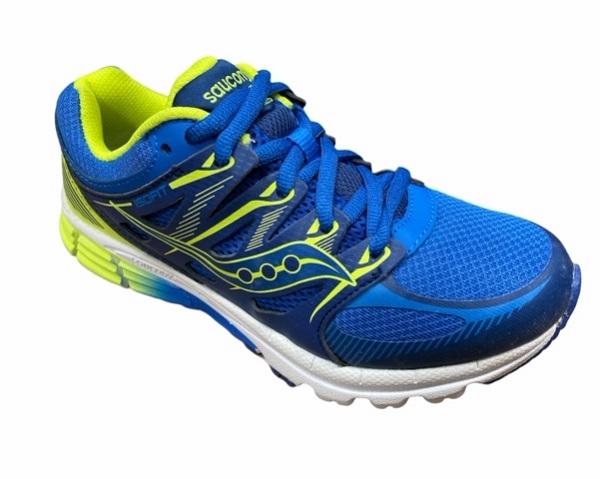  Saucony scarpa da corsa da ragazzo Zealot Blue/Citron SY54395
