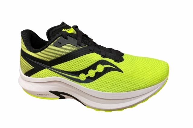 Saucony scarpa da corsa da uomo Axon S20657-56 citron laterale