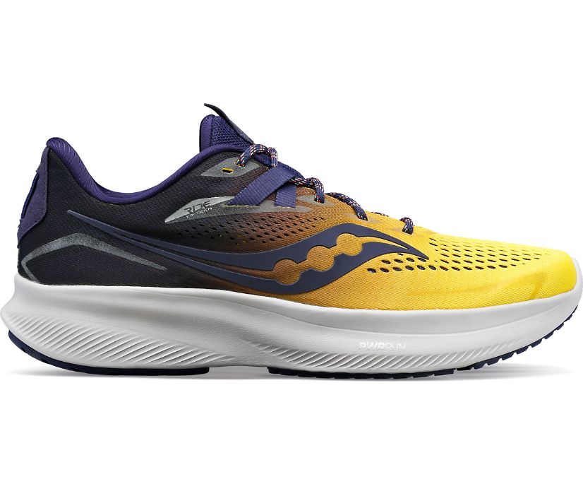 Saucony scarpa da corsa da uomo Ride 15 S20729-65 giallo blu notte