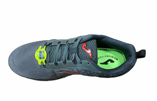 Joma Tempo 512 C.TEMPO-512 grigio, scarpe da ginnastica da uomo con tomaia traspirante, ammortizzazione superiore e design versatile per fitness e uso quotidiano