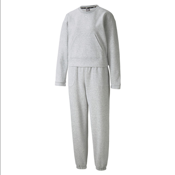 Puma Loungewear Suit 845855-04 liight gray heather