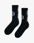 Dolly Noire Socks Woven Frontal Hexagon sk048-ka-01 black