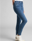 Lee Pantalone jeans da donna Scarlett High Waist L626QDDM blu chiaro