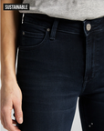 Lee Pantalone Jeans Scarlett High Skinny High Waist L626PHQS worn ebony