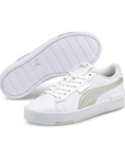 Puma scarpa sneakers da ragazza Jada Rainbow 382661 01 bianco argento