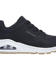 Skechers sneakers da donna Uno Stand On Air 73690 BLK nero