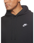 Nike Felpa da uomo con cappuccio Club Over The Head BV2654 010 black